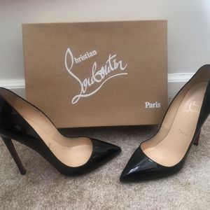 CHRISTIAN LOUBOUTIN Pigalle 120 Patent Pumps